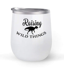 Load image into Gallery viewer, Raising Wild Things - Choose your cup color &amp; create a personalized tumbler for Wine Water Coffee &amp; more! Premier Maars Brand 12oz insulated cup keeps drinks cold or hot Perfect gift