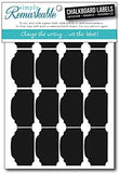 Reusable Chalk Labels - 48 Plaque Shape 2
