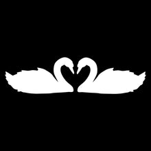 Load image into Gallery viewer, Vinyl Decal Sticker for Computer Wall Car Mac MacBook and More Swans Decal - Size 7 x 1.8 inches