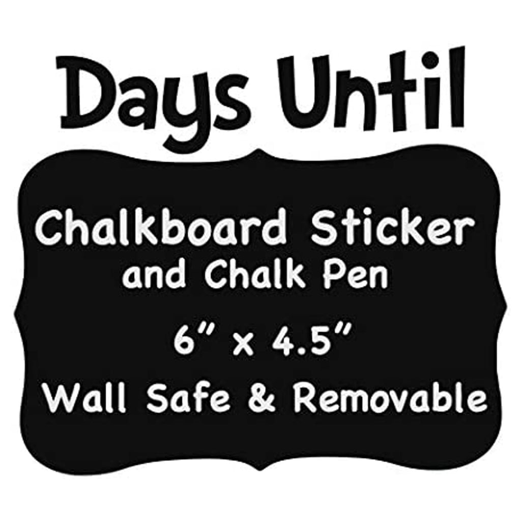 Decorative Chalkboard Wall Decal with Chalk Ink Pen