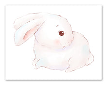 Load image into Gallery viewer, Bunny Chick Wall Art Prints Set - Home Decor For Kids, Child, Children, Baby or Toddlers Room - Gift for Newborn Baby Shower | Set of 2 - Unframed- 8x10 Photos