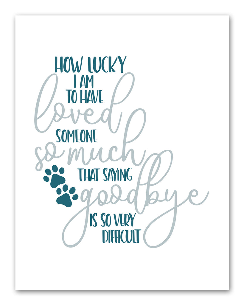 Best Dog Memorial Qoutes Wall Art Prints Set - Home Decor For Kids, Child, Children, Baby or Toddlers Room - Gift for Newborn Baby Shower | Set of 4 - Unframed- 8x10 Photos