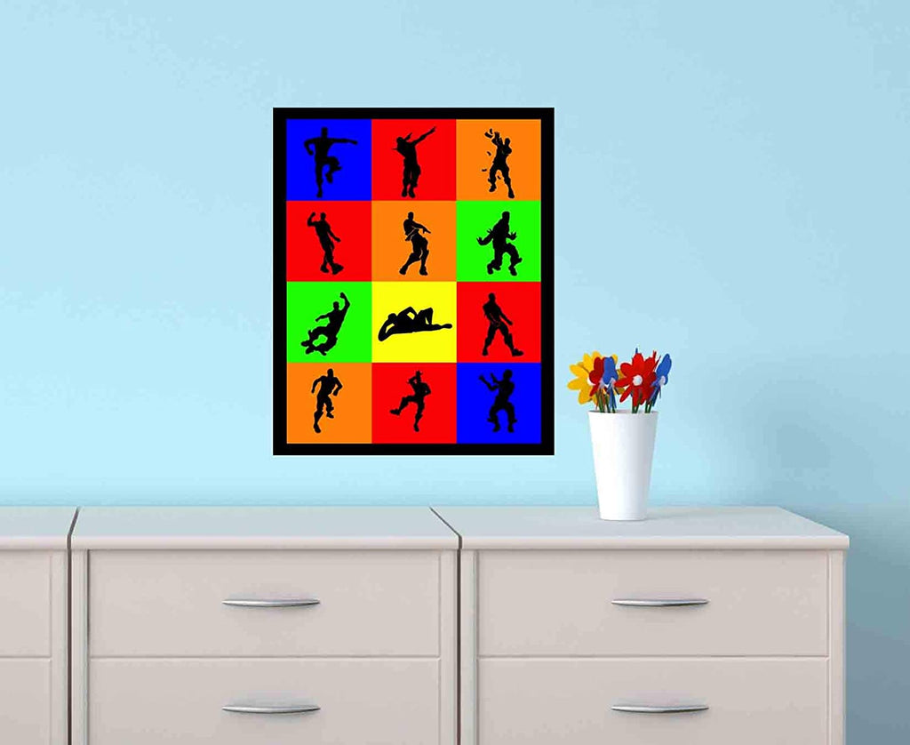 Gaming Dances Wall Art Print. Name That Dance with This Video Game Poster Boneless, Hype, Make It Rain, Take The L and More (11" x 14")