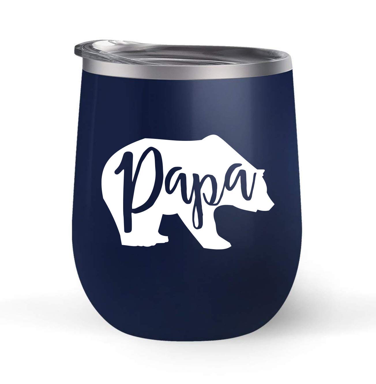 Papa Bear Personalized Blue Coffee Mug