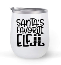 Load image into Gallery viewer, Santa&#39;s Favorite Elf - Choose your cup color &amp; create a personalized tumbler for Wine Water Coffee &amp; more! Premier Maars Brand 12oz insulated cup keeps drinks cold or hot Perfect gift