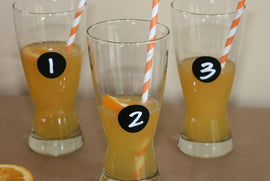 Chalk Labels - 40 Small Circle Shape 1.25