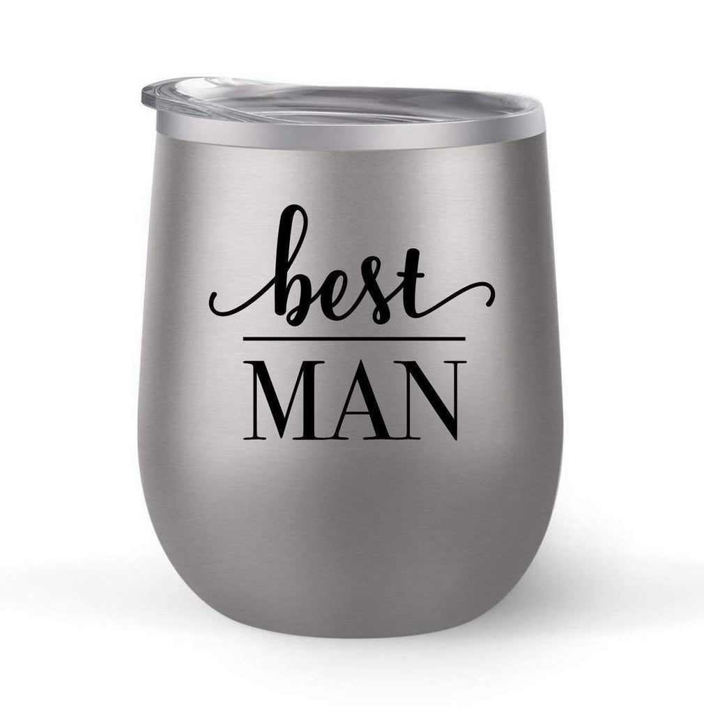 Simply Remarkable Best Man - Wedding Gift Choose your cup color | Tumbler (12 oz.) Walled Insulated Wine Cup for Travel, Work, Gym, Fitness | Hot and Cold Drink(Multicolor)