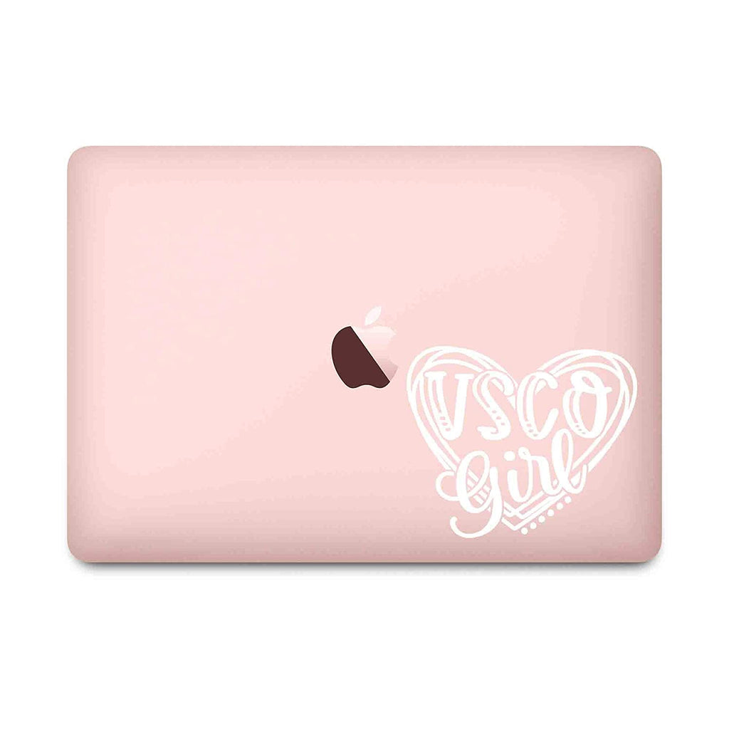 VSCO Girl Heart Decal Sticker for Walls, car, Computer and Locker. for Girls who Like scrunchies, Water Bottles, Turtles, Metal Straws, Tea and sksksk 5.2" x 4.3"