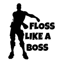 Gaming Decal Sticker - Floss Like A Boss - 3 Sizes for Computer, Wall, car