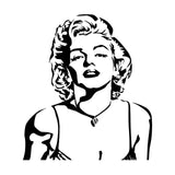 Vinyl Decal Sticker for Computer Wall Car Mac MacBook and More Marilyn Monroe Decal - Size 5.2 x 4.6 inches