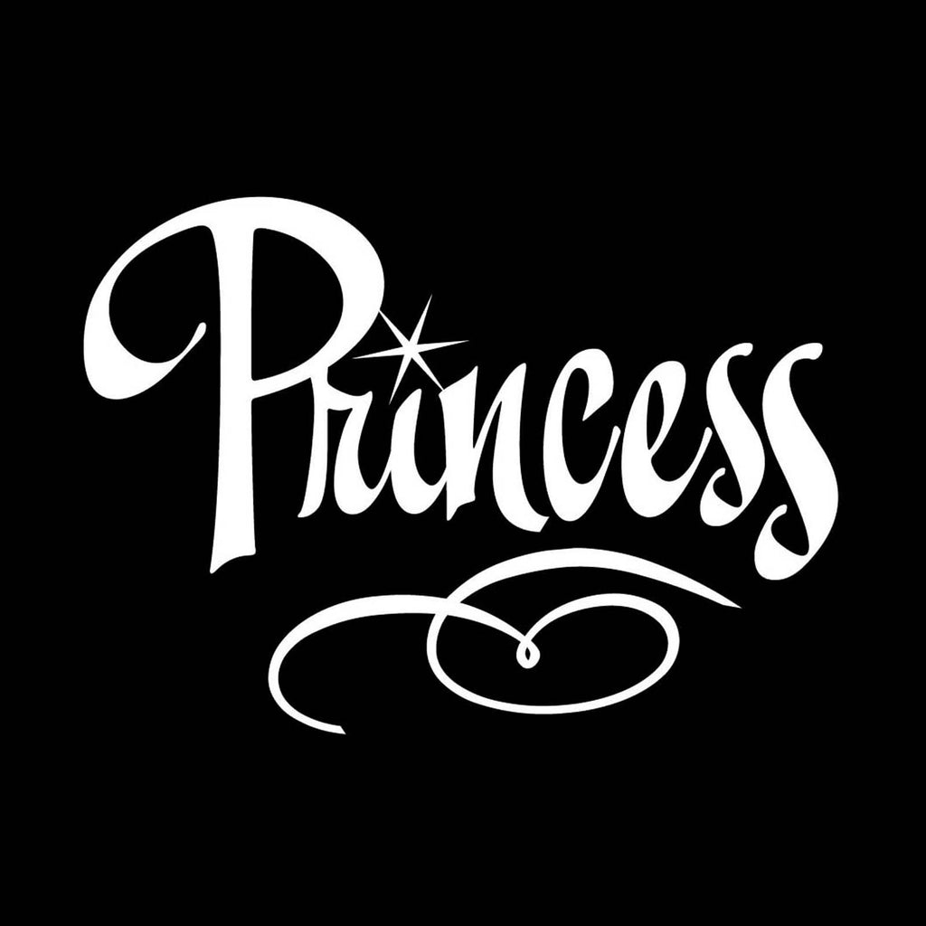 Vinyl Decal Sticker for Computer Wall Car Mac MacBook and More - Princess - 5.2 x 3.7 inches