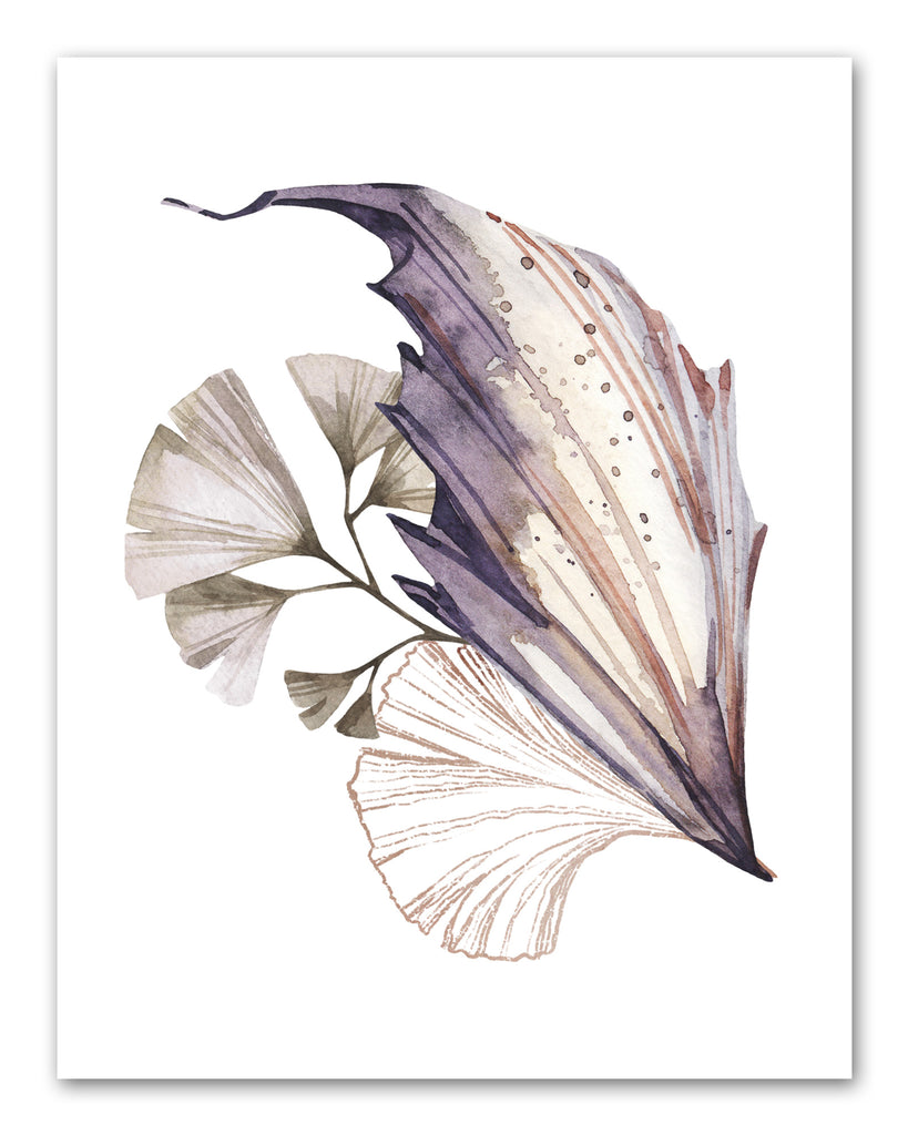 Watercolor Fish & Flora Wall Art Prints Set - Home Decor For Kids, Child, Children, Baby or Toddlers Room - Gift for Newborn Baby Shower | Set of 3 - Unframed- 8x10 Photos