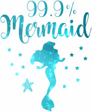 Load image into Gallery viewer, 99% Mermaid Print Photo Quality - Made in USA - Under The sea - Mermaid Tale Inspired - Home Art Print -Frame not Included (8x10, White 99%)