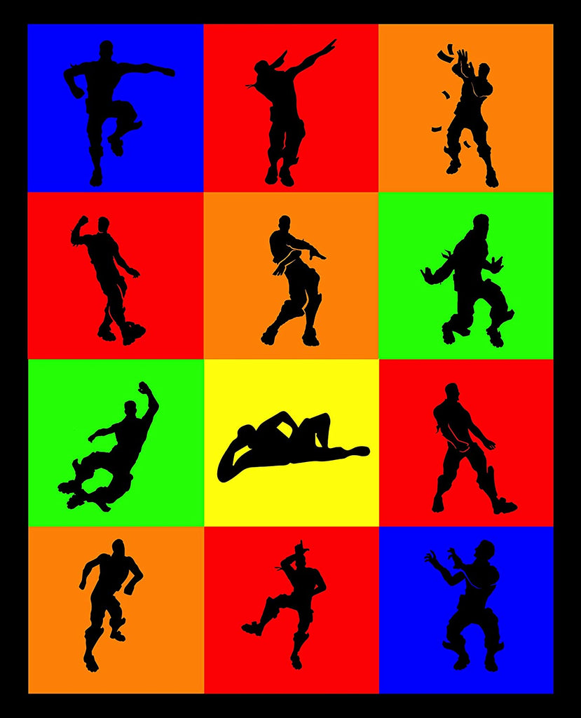 Gaming Dances Wall Art Print. Name That Dance with This Video Game Poster Boneless, Hype, Make It Rain, Take The L and More (8" x 10")