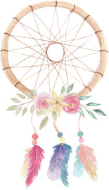Watercolor Dream Catcher Wall Art Print - (Set of 3) Unframed 8