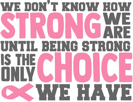 Breast Cancer Awareness - Set of 3 Wall Art Prints - Unframed - 8