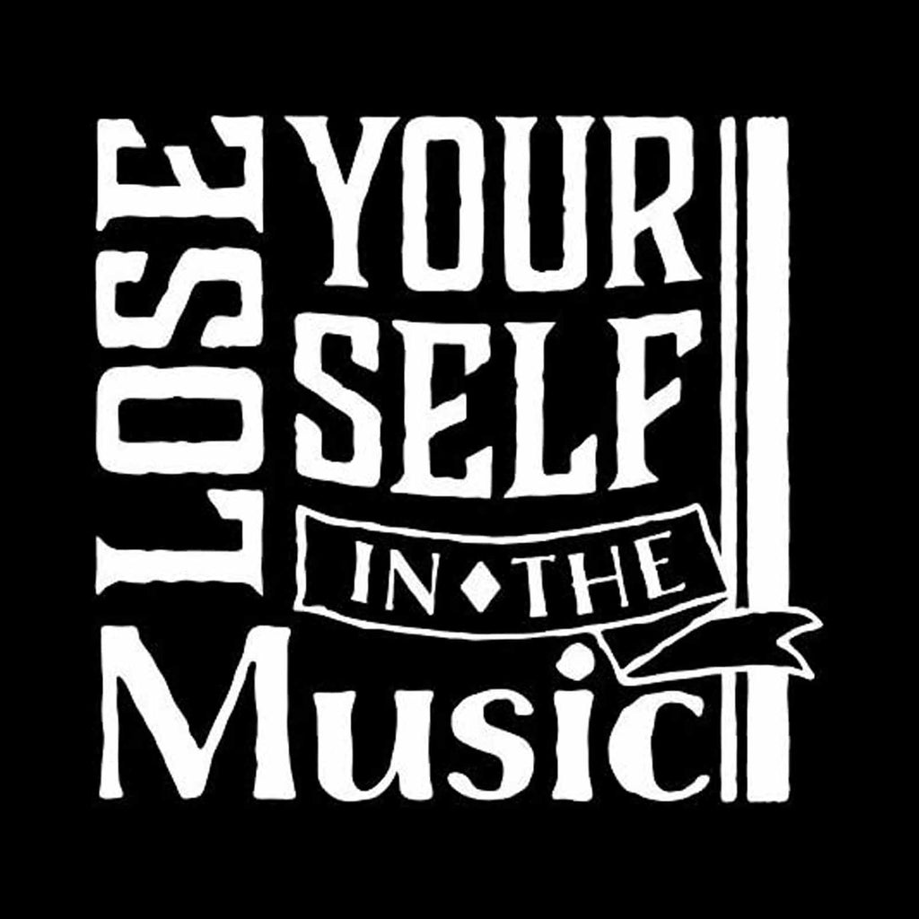 Vinyl Decal Sticker for Computer Wall Car Mac Macbook and More - Lose Yourself In The Music