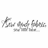 Vinyl Decal Sticker for Computer Wall Car Mac Macbook and More - Sew Much Fabric, sew Little TimeÉ