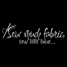 Vinyl Decal Sticker for Computer Wall Car Mac Macbook and More - Sew Much Fabric, sew Little TimeÉ