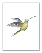 Load image into Gallery viewer, Beautiful Nursery Humming Birds Wall Art Prints Set - Home Decor For Kids, Child, Children, Baby or Toddlers Room - Gift for Newborn Baby Shower | Set of 4 - Unframed- 8x10 Photos