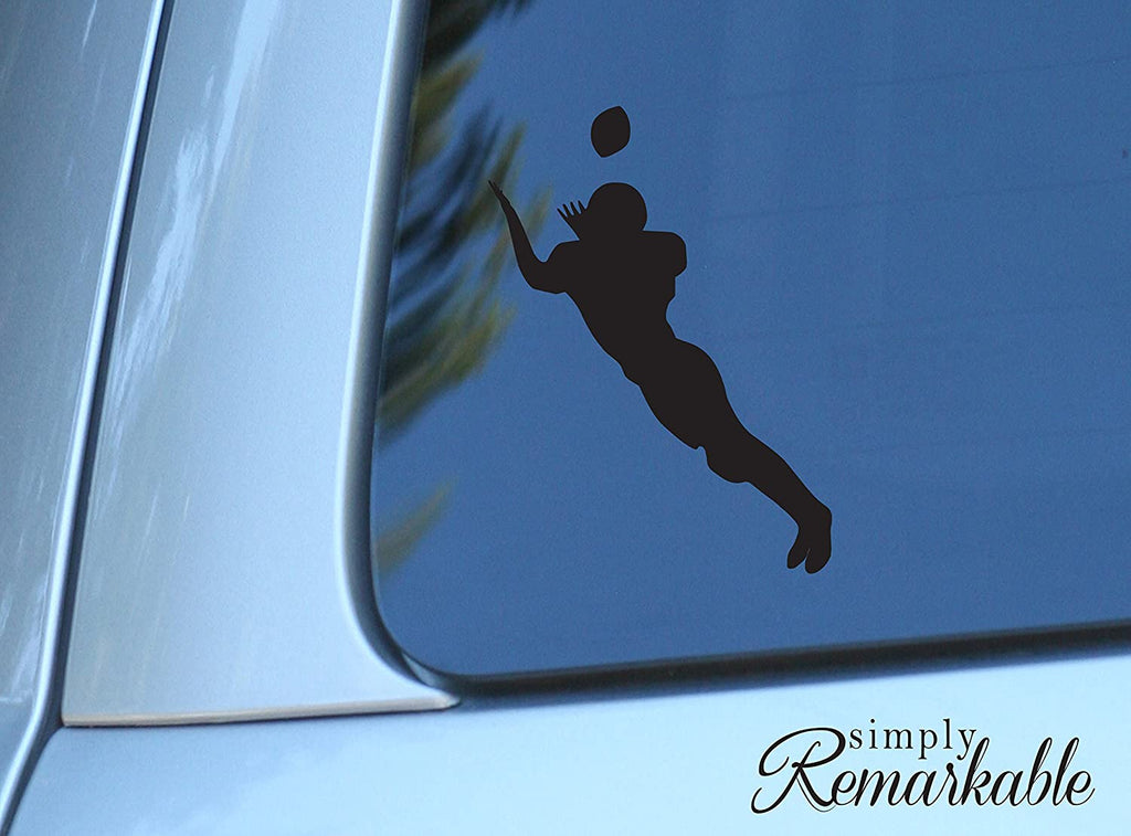 Vinyl Decal Sticker for Computer Wall Car Mac MacBook and More Sports Sticker Football Decal Size 5.2 x 3.9 inches