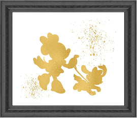 Minnie Mouse Inspired - Poster Print Photo Quality - Made in USA - Disney Inspired - Home Art Print - Frame not Included (8x10, MinniePluto)