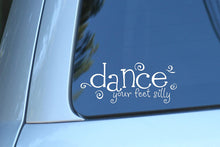 Load image into Gallery viewer, Vinyl Decal Sticker for Computer Wall Car Mac Macbook and More - Dance Your Feet Silly