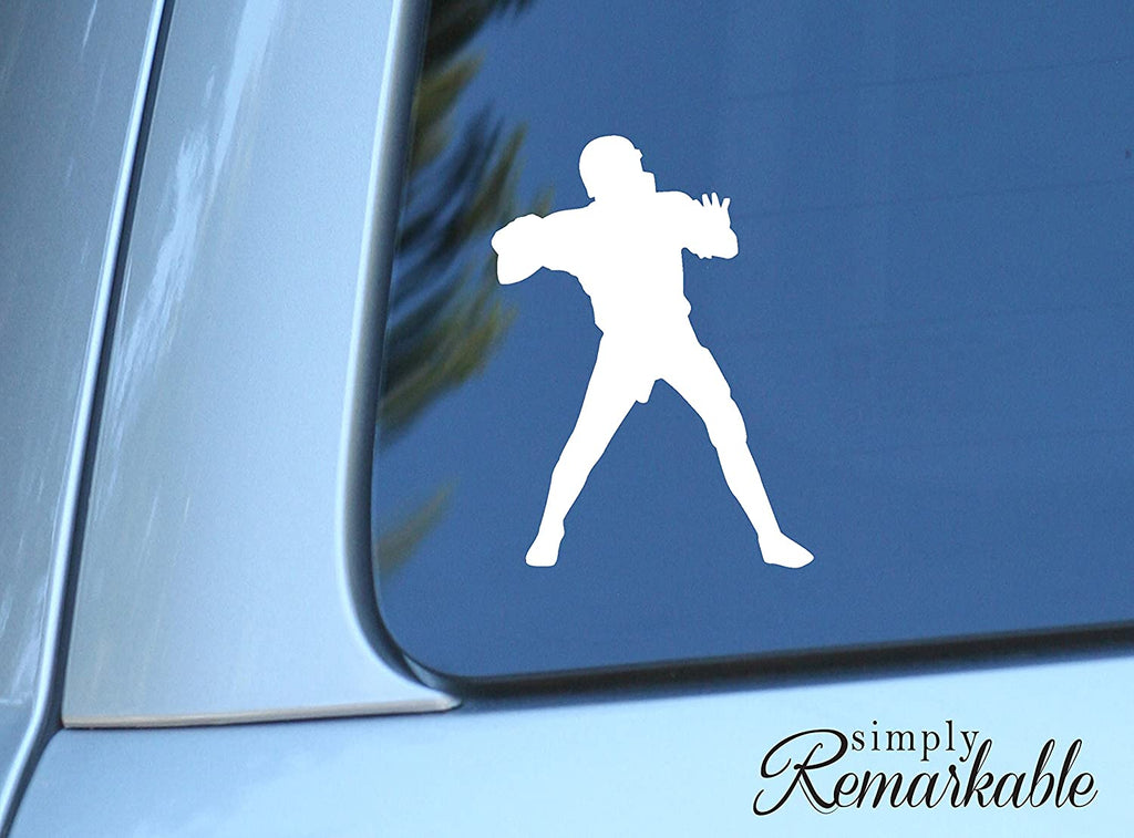 Vinyl Decal Sticker for Computer Wall Car Mac MacBook and More Sports Sticker Football Decal Size 7 x 4.5 inches