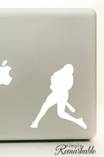 Load image into Gallery viewer, Vinyl Decal Sticker for Computer Wall Car Mac MacBook and More Sports Sticker Baseball Player Decal Size 5.2 x 6 inches