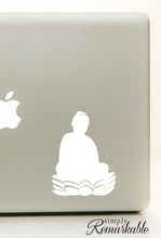 Load image into Gallery viewer, Vinyl Decal Sticker for Computer Wall Car Mac MacBook and More Spiritual Sticker Buddah Decal - Size 5.2 x 6.8 inches