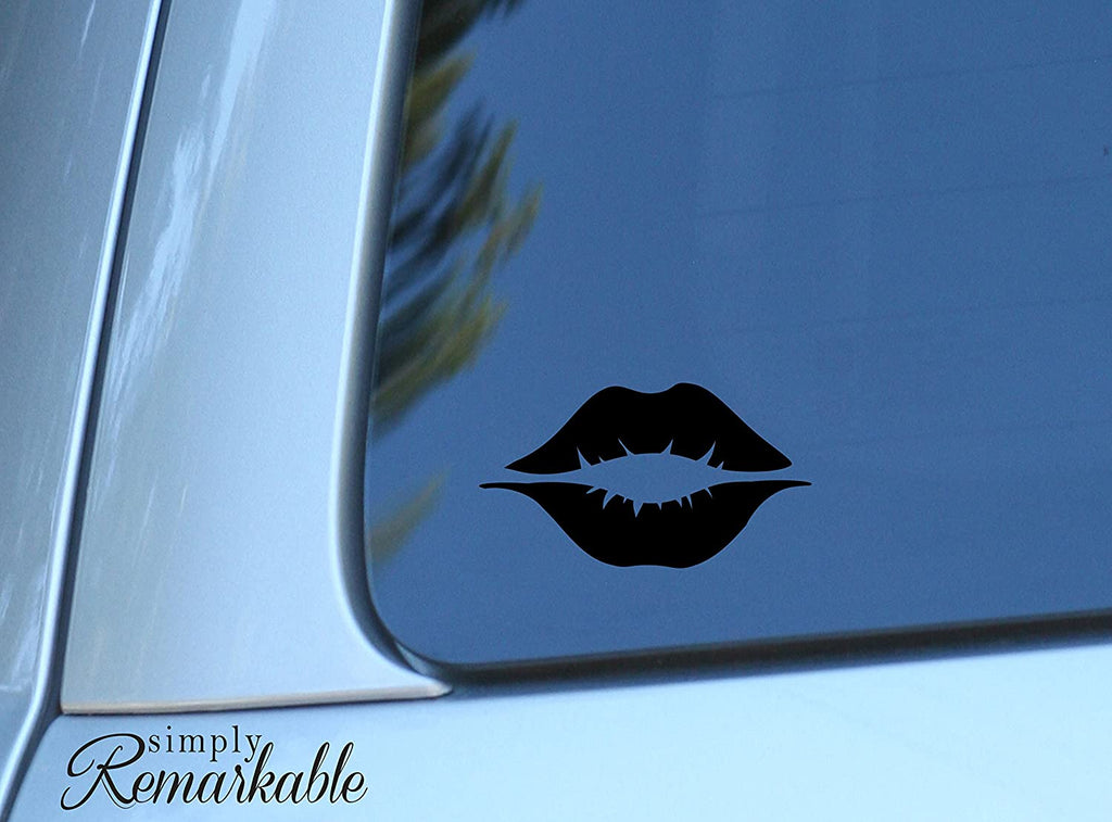Vinyl Decal Sticker for Computer Wall Car Mac MacBook and More - Lips - 5.2 x 3 inches
