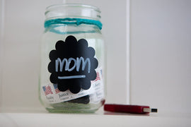 Reusable Chalk Labels - 12 Flower Shape 2.5