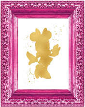Load image into Gallery viewer, Minnie Mouse Inspired - Poster Print Photo Quality - Made in USA - Disney Inspired - Home Art Print - Frame not Included (11x14, Gold)