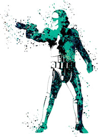 Storm Trooper Print - Inspired by Star Wars - Poster Print Photo Quality - Made in USA - Home Art Print -Frame not Included (8x10, Storm Tropper - Color)
