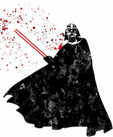Darth Vader - Inspired by Star Wars - Black Poster Print Photo Quality - Made in USA - Home Art Print -Frame not Included (8x10, Darth Vader - Black)