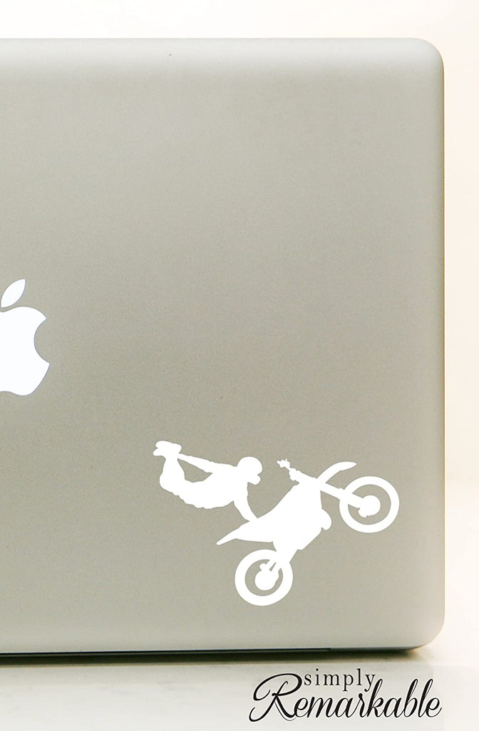 Vinyl Decal Sticker for Computer Wall Car Mac MacBook and More Motorcycle Sticker Motorcross - Size 5.2 x 3.5 inches
