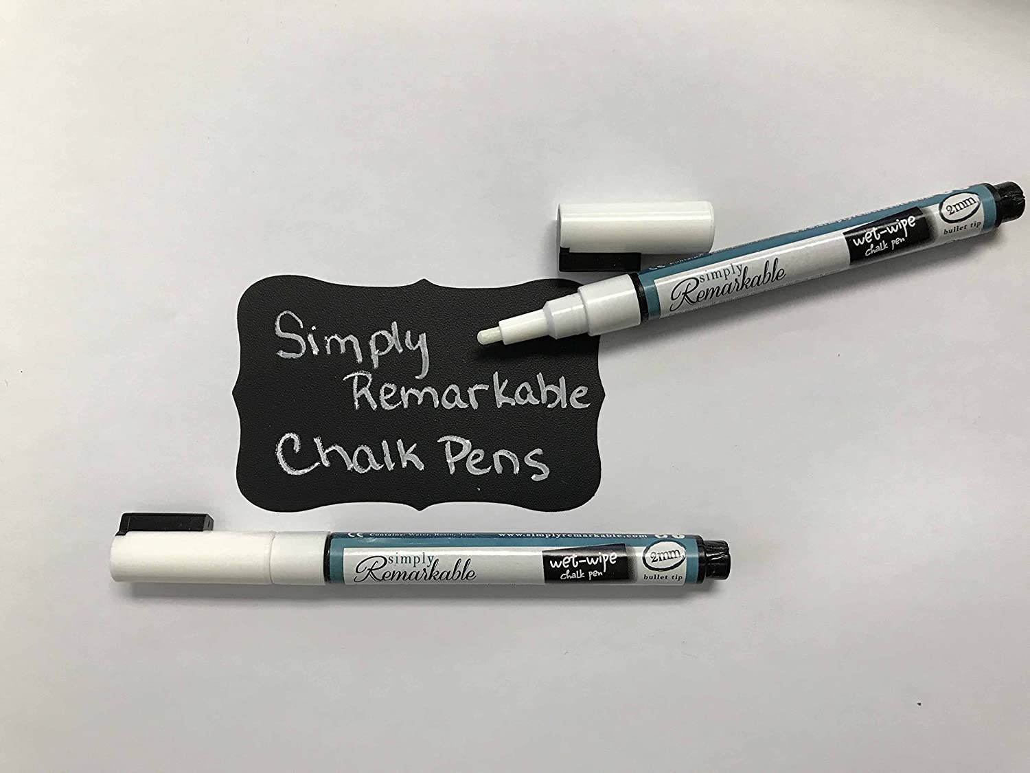Set of 3 Wet Wipe Chalk Ink Pen to Write or Draw Custom Labels