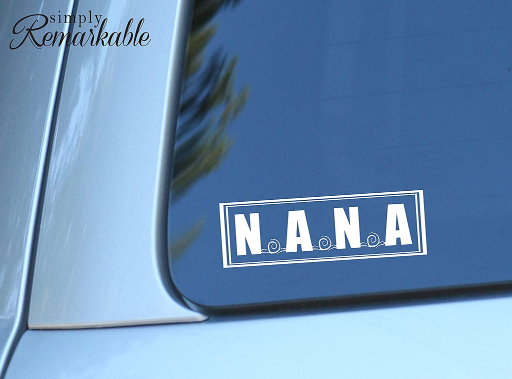 Vinyl Decal Sticker for Computer Wall Car Mac MacBook and More for Grandma - Nana - Size8 x 2.5 inches
