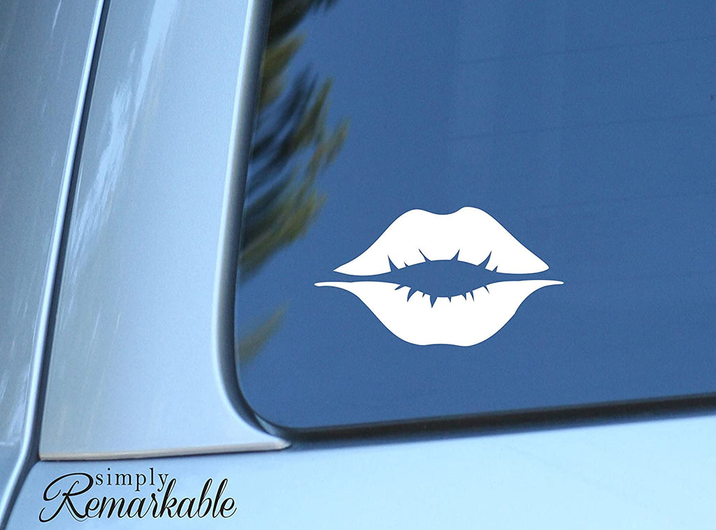 Vinyl Decal Sticker for Computer Wall Car Mac MacBook and More - Lips - 5.2 x 3 inches