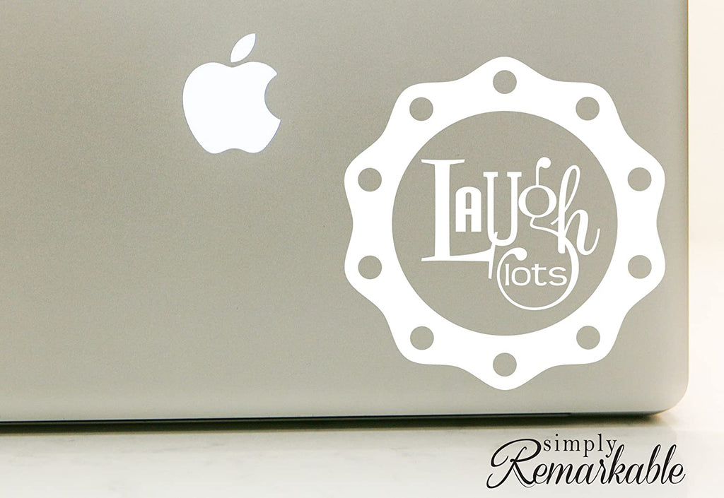 Vinyl Decal Sticker for Computer Wall Car Mac Macbook and More - Laugh Lots