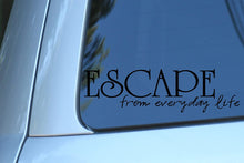 Load image into Gallery viewer, Vinyl Decal Sticker for Computer Wall Car Mac Macbook and More - Escape From Everyday Life