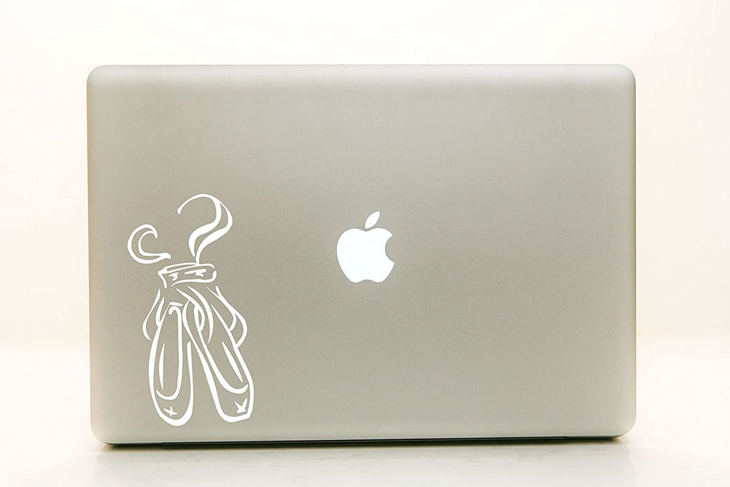 Vinyl Decal Sticker for Computer Wall Car Mac Macbook and More - Ballet Shoes Dancing Decal