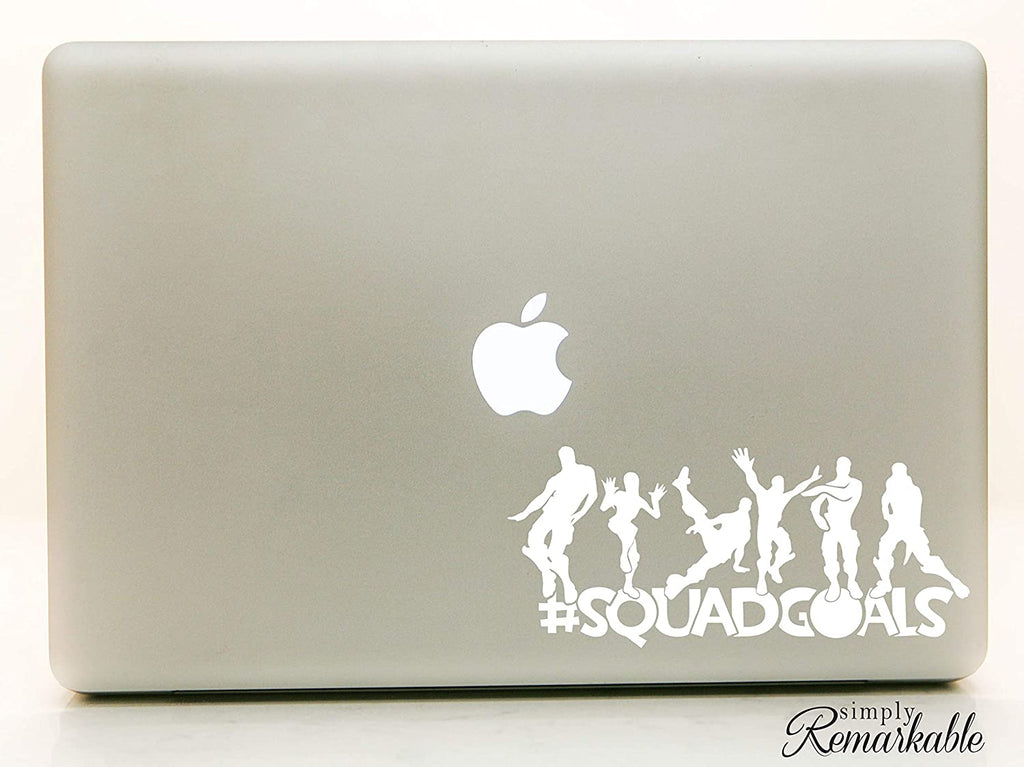 Simply Remarkable Squad Goals Gaming Decal Sticker for Wall, Laptop, car and More in 3 Sizes