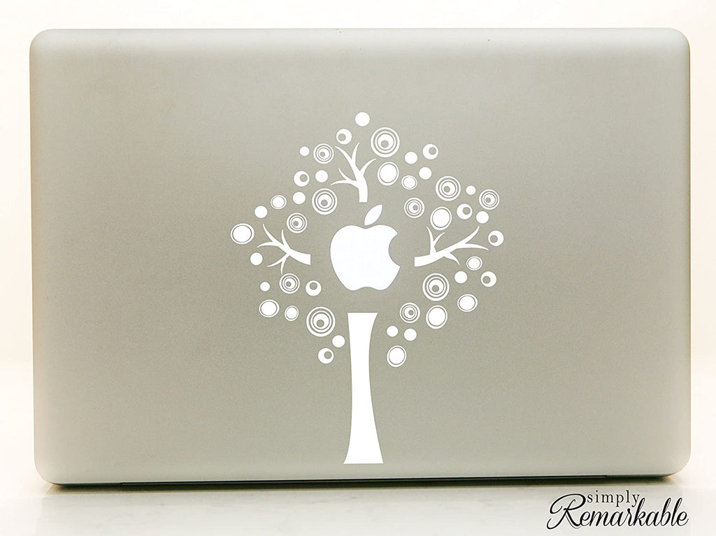 Vinyl Decal Sticker for Computer Wall Car Mac Macbook and More - Art Deco Tree