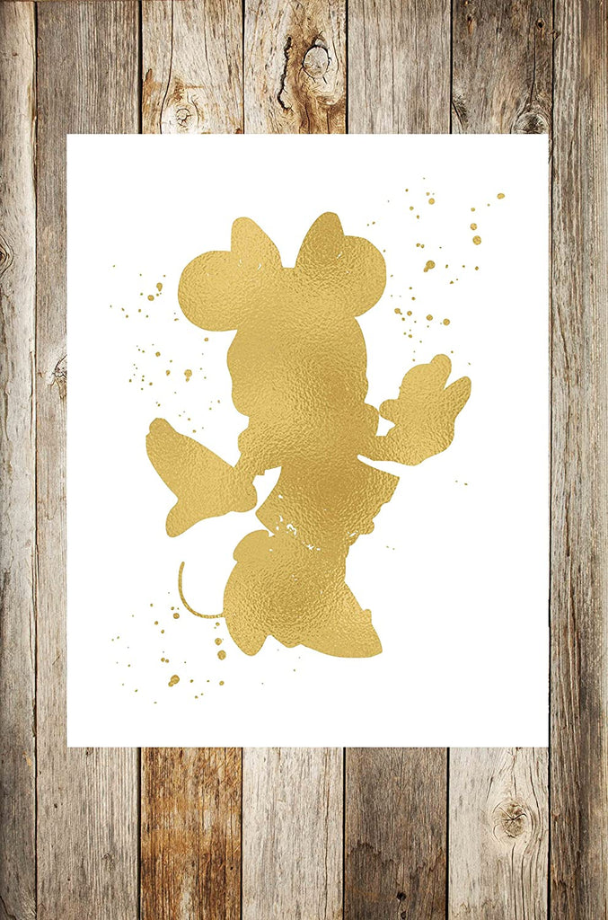 Minnie Mouse Inspired - Poster Print Photo Quality - Made in USA - Disney Inspired - Home Art Print - Frame not Included (11x14, MinniePluto)