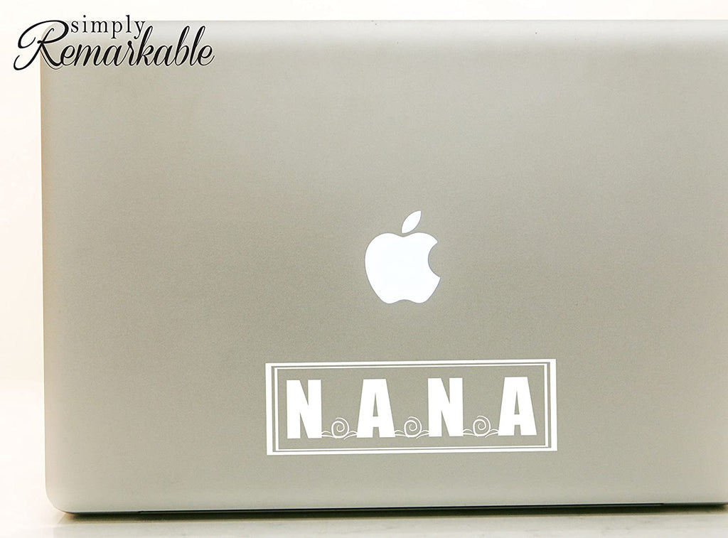 Vinyl Decal Sticker for Computer Wall Car Mac MacBook and More for Grandma - Nana - Size8 x 2.5 inches