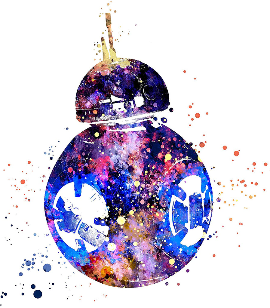 BB8 - Inspired by Star Wars - Color Poster Print Photo Quality - Made in USA - Home Art Print -Frame not Included (8x10, BB8 - Color)