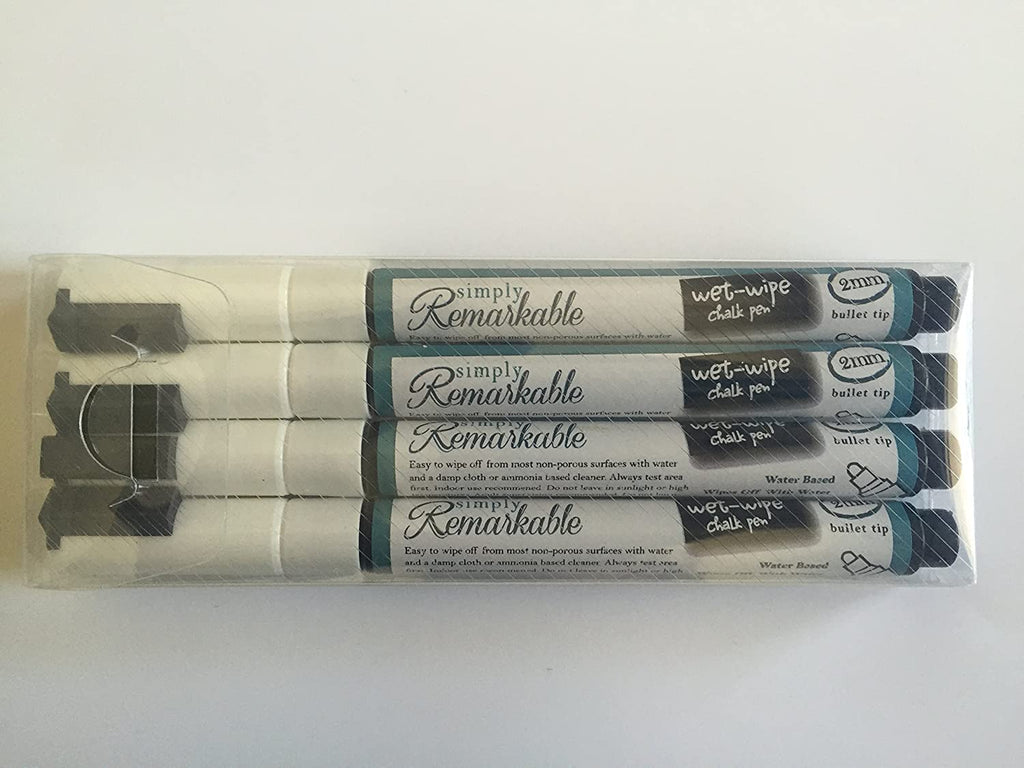 Fine Tip Liquid Chalk Pen - SET OF FOUR