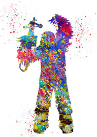 Chewbacca - Inspired by Star Wars - Color Poster Print Photo Quality - Made in USA - Home Art Print -Frame not Included (8x10, Chewbacca - Color)