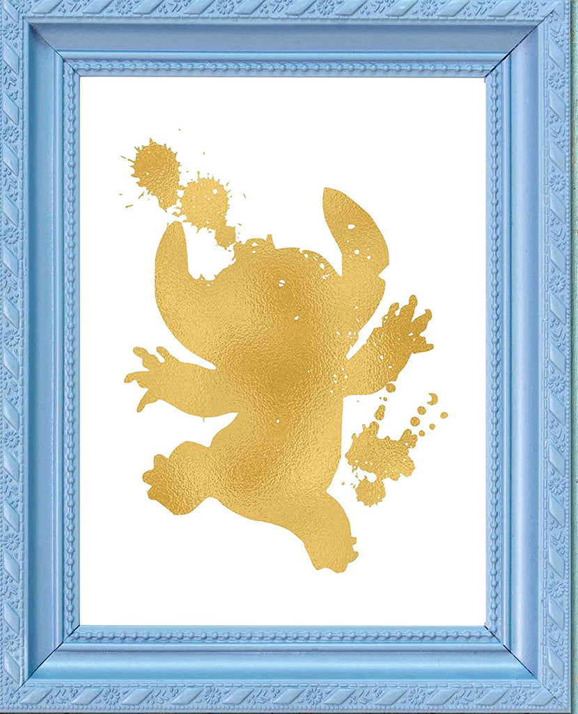 Stitch - Inspired by Lilo and Stitch - Poster Print Photo Quality - Made in USA - Disney Inspired - Home Art Print -Frame not Included (8x10, Stitch)